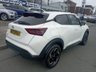 USED 2023 72 NISSAN JUKE 1.0 DIG-T N-Connecta SUV 5dr Petrol DCT Auto Euro 6 (s/s) (114 ps) NISSAN JUKE 1.0 DIG-T N-Connecta SUV 5dr Petrol DCT Auto Ownership: 1 Owner from new (Ex-Motability)  Maintenance: Full service history with stamps at 17,193 and 30,967 miles  Transmission: Smooth DCT Automatic Gearbox  MOT: Includes a fresh 12 Month MOT  Service: Sold with a Full Service included  Warranty: 6 Months Comprehensive Parts & Labour Warranty for total peace of mind  Key Features & Specification Infotainment: NissanConnect 8-inch Touchscreen with Satellite Navigation and TomTom Traff