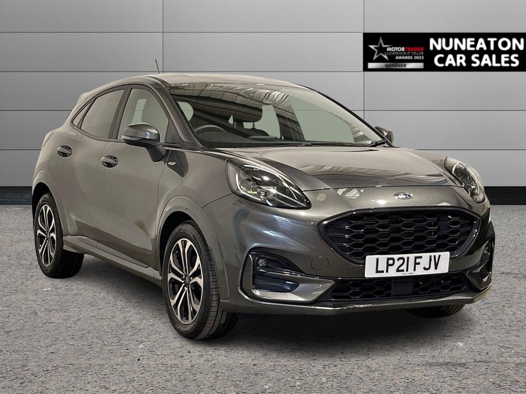 USED 2021 21 FORD PUMA 1.0T EcoBoost MHEV ST-Line SUV 5dr Petrol Manual Euro 6 (s/s) (125 ps) DEALER HISTORY - LOW MILES