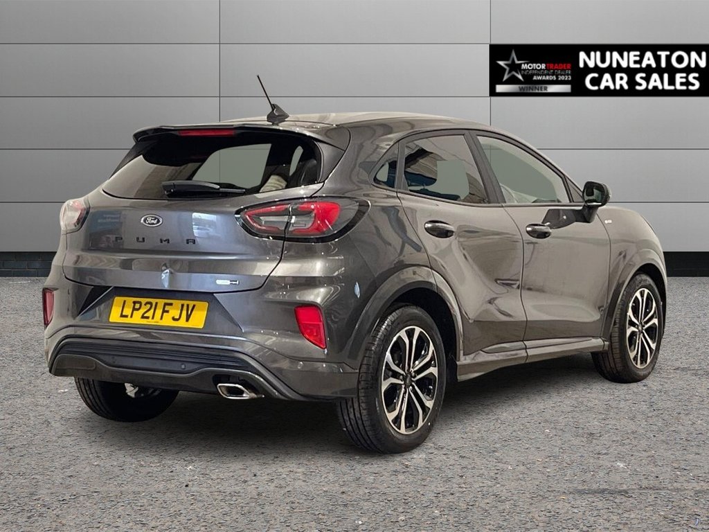 USED 2021 21 FORD PUMA 1.0T EcoBoost MHEV ST-Line SUV 5dr Petrol Manual Euro 6 (s/s) (125 ps) DEALER HISTORY - LOW MILES