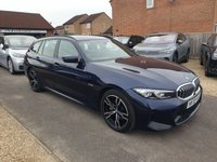 USED 2022 72 BMW 3 SERIES 2.0 330e 12kWh M Sport Touring 5dr Petrol Plug-in Hybrid Auto Euro 6 (s/s) (292 ps) Lovely example one owner 56,000 miles with full history and finished in this very nice blue you wont be disappointed .