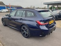 USED 2022 72 BMW 3 SERIES 2.0 330e 12kWh M Sport Touring 5dr Petrol Plug-in Hybrid Auto Euro 6 (s/s) (292 ps) Lovely example one owner 56,000 miles with full history and finished in this very nice blue you wont be disappointed .