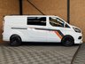 USED 2022 22 FORD TRANSIT CUSTOM 2.0 320 EcoBlue Limited Crew Van Double Cab 5dr Diesel Manual L2 H1 Euro 6 (s/s) (6 Seat) (130 ps) NEW WETBELT NO VAT - LWB - 18" WHEELS
