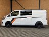 USED 2022 22 FORD TRANSIT CUSTOM 2.0 320 EcoBlue Limited Crew Van Double Cab 5dr Diesel Manual L2 H1 Euro 6 (s/s) (6 Seat) (130 ps) NEW WETBELT NO VAT - LWB - 18" WHEELS