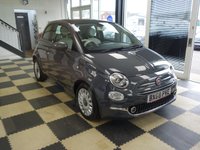 USED 2018 68 FIAT 500 0.9 TwinAir Lounge Hatchback 3dr Petrol Manual Euro 6 (s/s) (85 bhp) SUNROOF! REAR SENSORS!