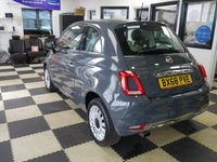 USED 2018 68 FIAT 500 0.9 TwinAir Lounge Hatchback 3dr Petrol Manual Euro 6 (s/s) (85 bhp) SUNROOF! REAR SENSORS!