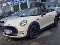 USED 2017 67 MINI CONVERTIBLE 1.5 Cooper Convertible 2dr Petrol Auto Euro 6 (s/s) (136 ps) 