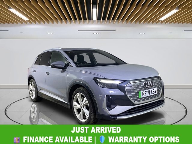 View our Audi Q4 E-Tron 40 S line SUV 5dr Electric Auto 82kWh (204 ps)