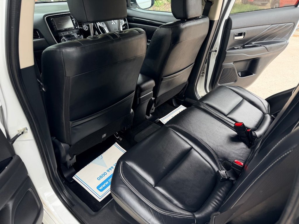 USED 2017 17 MITSUBISHI OUTLANDER 2.0h 12kWh GX4hs SUV 5dr Petrol Plug-in Hybrid CVT 4WD Euro 6 (s/s) (200 ps) Roof|SatNav|Adaptive Cruise|Heated Seats|360 View Reversing Camera|