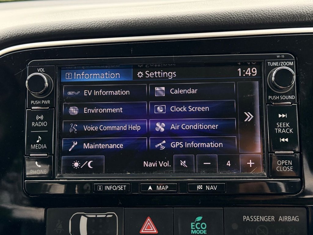 USED 2017 17 MITSUBISHI OUTLANDER 2.0h 12kWh GX4hs SUV 5dr Petrol Plug-in Hybrid CVT 4WD Euro 6 (s/s) (200 ps) Roof|SatNav|Adaptive Cruise|Heated Seats|360 View Reversing Camera|