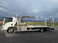 USED 2019 19 ISUZU FORWARD N75.190 L RECOVERY w HIAB CRANE AND WINCH RECOVERY BODY +VAT 