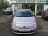 USED 2014 63 FIAT 500 1.2 Lounge Hatchback 3dr Petrol Manual Euro 6 (s/s) (69 bhp) Only &pound;35 per year road tax! Fresh detailed inspection and new service on arrival plus previous service history. Cambelt and Waterpump replaced in 2025. Sold with a new 12 month MOT with no advisories. Cheap to insure being only group 7!