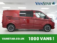 USED 2021 21 FORD TRANSIT CUSTOM 320 2.0 EBL 185 BHP L2 SPORT CREWCAB 5 SEATER ( NO VAT ) 5 SEATER | SAT NAV | HIGH SPEC | NO VAT !