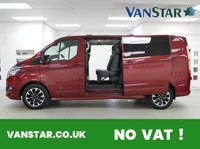 USED 2021 21 FORD TRANSIT CUSTOM 320 2.0 EBL 185 BHP L2 SPORT CREWCAB 5 SEATER ( NO VAT ) 5 SEATER | SAT NAV | HIGH SPEC | NO VAT !