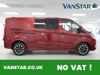 USED 2021 21 FORD TRANSIT CUSTOM 320 2.0 EBL 185 BHP L2 SPORT CREWCAB 5 SEATER ( NO VAT ) 5 SEATER | SAT NAV | HIGH SPEC | NO VAT !