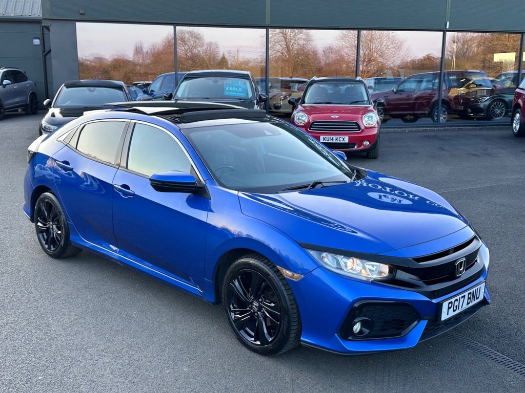 USED 2017 17 HONDA CIVIC 1.0 VTEC Turbo EX Hatchback 5dr Petrol Manual Euro 6 (s/s) (129 ps) 
