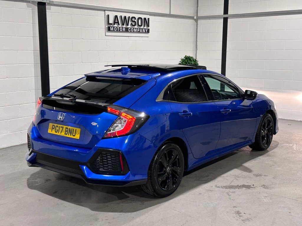 USED 2017 17 HONDA CIVIC 1.0 VTEC Turbo EX Hatchback 5dr Petrol Manual Euro 6 (s/s) (129 ps) 