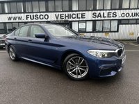 USED 2019 19 BMW 5 SERIES 2.0 520d M Sport Saloon 4dr Diesel Auto Euro 6 (s/s) (190 ps) LEATHER INTERIOR, HEATED SEATS, PARKING SENSORS