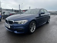 USED 2019 19 BMW 5 SERIES 2.0 520d M Sport Saloon 4dr Diesel Auto Euro 6 (s/s) (190 ps) LEATHER INTERIOR, HEATED SEATS, PARKING SENSORS