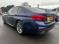 USED 2019 19 BMW 5 SERIES 2.0 520d M Sport Saloon 4dr Diesel Auto Euro 6 (s/s) (190 ps) LEATHER INTERIOR, HEATED SEATS, PARKING SENSORS