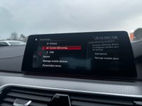 USED 2019 19 BMW 5 SERIES 2.0 520d M Sport Saloon 4dr Diesel Auto Euro 6 (s/s) (190 ps) LEATHER INTERIOR, HEATED SEATS, PARKING SENSORS