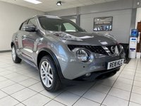 USED 2018 18 NISSAN JUKE 1.6 N-Connecta SUV 5dr Petrol XTRON Euro 6 (117 ps) AUTOMATIC / GUN METALLIC GREY / ONLY 15046 MILES FROM NEW / REVERSING CAMERA / TOUCHSCREEN NAVIGATION / 6 SERVICES / READY TO DRIVE AWAY