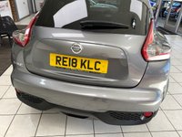 USED 2018 18 NISSAN JUKE 1.6 N-Connecta SUV 5dr Petrol XTRON Euro 6 (117 ps) AUTOMATIC / GUN METALLIC GREY / ONLY 15046 MILES FROM NEW / REVERSING CAMERA / TOUCHSCREEN NAVIGATION / 6 SERVICES / READY TO DRIVE AWAY