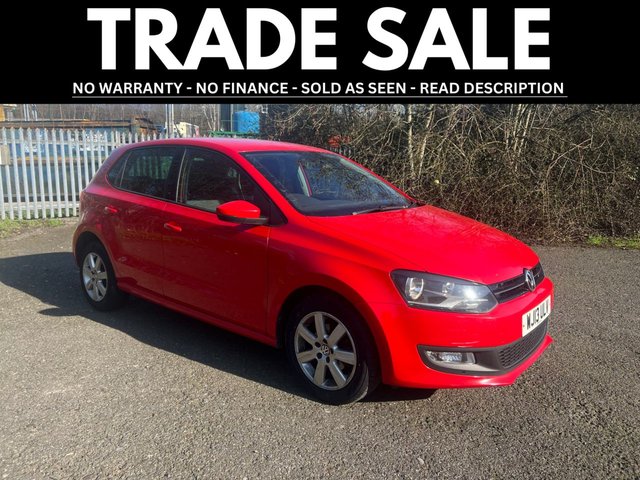 2013 VOLKSWAGEN POLO 1.2 Match Hatchback 5dr Petrol Manual Euro 5 (60 ps)