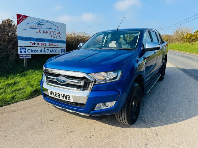 2018 68 Ford Ranger 3.2 TDCi Limited 1 Pickup Double Cab 4dr Diesel Auto 4WD Euro 5 (200 ps)