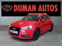 USED 2016 66 AUDI A1 1.4 TFSI S line Hatchback 3dr Petrol Manual Euro 6 (s/s) (125 ps) DAYTIME RUNNING LIGHTS+ HALF LEATHER TRIM+ CLIMATE CONTROL+ TRACTION CONTROL+ BLUETOOTH+ AUDI AUTO CONNECT+ CD PLAYER+ 17 INCH ALLOY WHEELS+