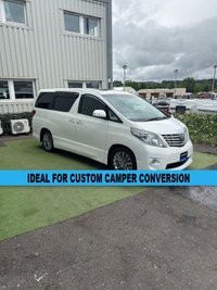 USED 2009 TOYOTA ALPHARD TOYOTA ALPHARD 3.5 LITRE FWD PETROL IDEAL FOR CUSTOM CAMPER CONVERSION #1299 IDEAL FOR CUSTOM CAMPER CONVERSION