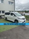 USED 2009 TOYOTA ALPHARD TOYOTA ALPHARD 3.5 LITRE FWD PETROL IDEAL FOR CUSTOM CAMPER CONVERSION #1299 IDEAL FOR CUSTOM CAMPER CONVERSION