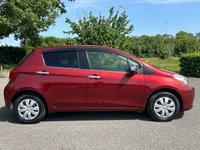 USED 2015 TOYOTA VITZ 1.0 Automatic Petrol Hatchback Red 5dr JAPANESE IMPORTED TOYOTA VITZ/ YARIS . GENUINE LOW MILEAGE AUTOMATIC. CHEAP/ ECO. CLEAN CONDITION THROUGHOUT. FINISHED IN METALLIC RED. SPEC INCLUDES PRIVACY GLASS, STEEL WHEELS, RED CLOTH INTERIOR, ELECTRIC WINDOWS AND MIRRORS, REMOTE LOCKING, A/C + 3 MONTHS WARRANTY + 12 MONTHS AA BREAKDOWN COVER INCLUDED.