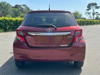 USED 2015 TOYOTA VITZ 1.0 Automatic Petrol Hatchback Red 5dr JAPANESE IMPORTED TOYOTA VITZ/ YARIS . GENUINE LOW MILEAGE AUTOMATIC. CHEAP/ ECO. CLEAN CONDITION THROUGHOUT. FINISHED IN METALLIC RED. SPEC INCLUDES PRIVACY GLASS, STEEL WHEELS, RED CLOTH INTERIOR, ELECTRIC WINDOWS AND MIRRORS, REMOTE LOCKING, A/C + 3 MONTHS WARRANTY + 12 MONTHS AA BREAKDOWN COVER INCLUDED.