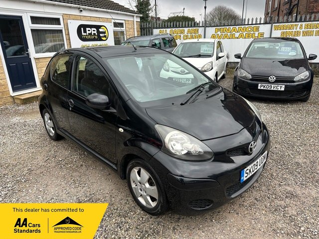 2009 TOYOTA AYGO 1.0 VVT-i Black Hatchback 5dr Petrol Manual Euro 4 (AC) (67 bhp)