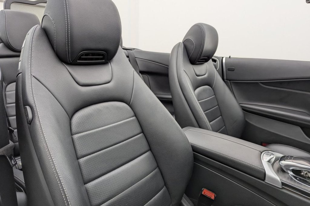 USED 2017 67 MERCEDES-BENZ C-CLASS 2.1 C250d AMG Line (Premium Plus) Cabriolet 2dr Diesel G-Tronic+ Euro 6 (s/s) (204 ps) Sat Nav, Full Leather, Camera