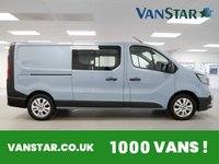 USED 2023 72 RENAULT TRAFIC 30 2.0 BLUEDCI 150 BHP LL LONG SPORT CREWCAB 6 SEATER 6 SEATS | LL LONG | 150 BHP | SAT NAV
