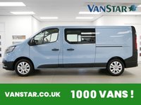 USED 2023 72 RENAULT TRAFIC 30 2.0 BLUEDCI 150 BHP LL LONG SPORT CREWCAB 6 SEATER 6 SEATS | LL LONG | 150 BHP | SAT NAV