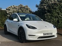 USED 2022 72 TESLA MODEL Y (Dual Motor) Long Range SUV 5dr Electric Auto 4WDE (384 bhp) WHITE LEATHER-SURROUND CAMERAS
