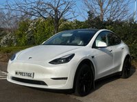USED 2022 72 TESLA MODEL Y (Dual Motor) Long Range SUV 5dr Electric Auto 4WDE (384 bhp) WHITE LEATHER-SURROUND CAMERAS