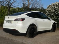 USED 2022 72 TESLA MODEL Y (Dual Motor) Long Range SUV 5dr Electric Auto 4WDE (384 bhp) WHITE LEATHER-SURROUND CAMERAS