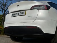 USED 2022 72 TESLA MODEL Y (Dual Motor) Long Range SUV 5dr Electric Auto 4WDE (384 bhp) WHITE LEATHER-SURROUND CAMERAS