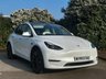 USED 2022 72 TESLA MODEL Y (Dual Motor) Long Range SUV 5dr Electric Auto 4WDE (384 bhp) WHITE LEATHER-SURROUND CAMERAS
