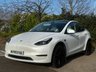 USED 2022 72 TESLA MODEL Y (Dual Motor) Long Range SUV 5dr Electric Auto 4WDE (384 bhp) WHITE LEATHER-SURROUND CAMERAS