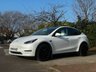 USED 2022 72 TESLA MODEL Y (Dual Motor) Long Range SUV 5dr Electric Auto 4WDE (384 bhp) WHITE LEATHER-SURROUND CAMERAS