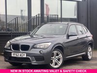 USED 2012 62 BMW X1 2.0 20d M Sport SUV 5dr Diesel Auto xDrive Euro 5 (s/s) (184 ps) HEATED SEATS + REAR SENSORS
