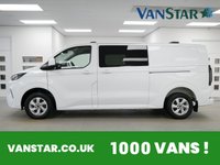 USED 2024 24 FORD TRANSIT CUSTOM 320 2.0 EBL 136 BHP L2 LONG LIMITED 6 SEATER CREWCAB NEW SHAPE | 6 SEATER | L2 LONG