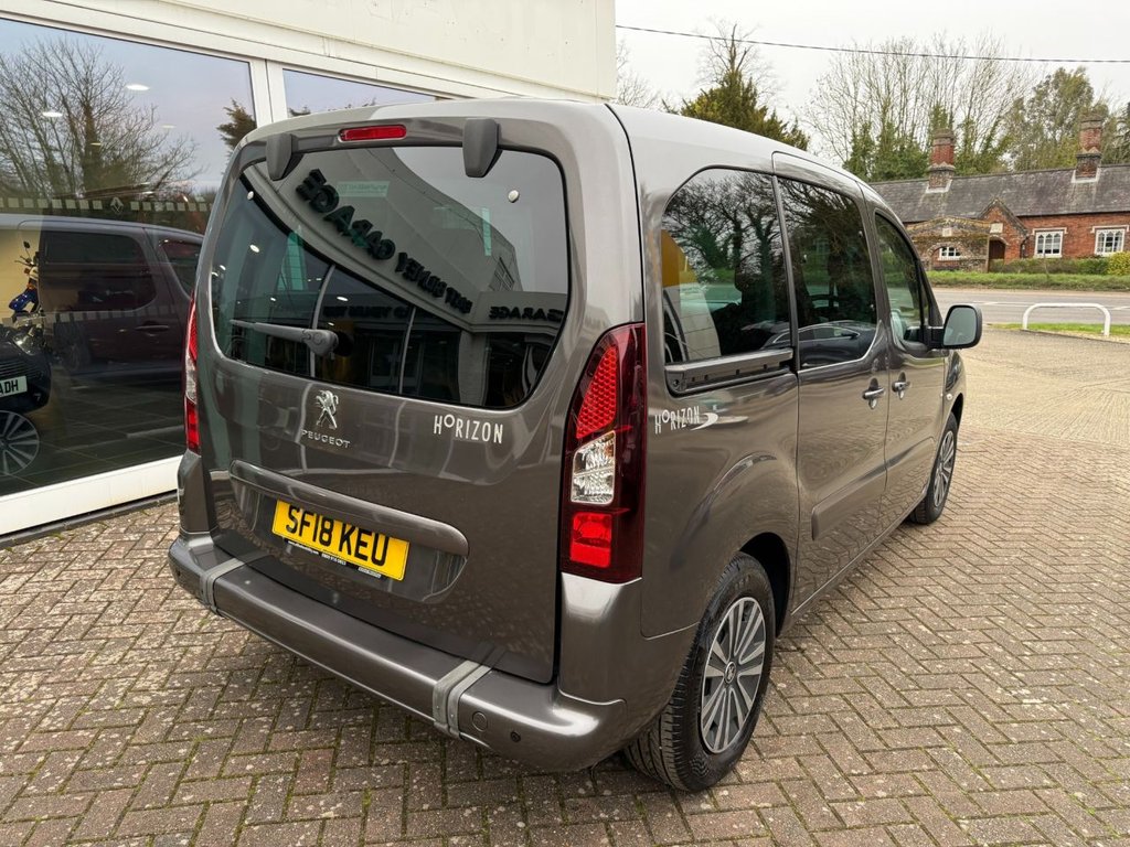 USED 2018 18 PEUGEOT PARTNER Peugeot Partner Tepee 1.6 BlueHDi Horizon RE 5dr Automatic Wheelchair Conversion LOW MILEAGE AIR CONDITIOING