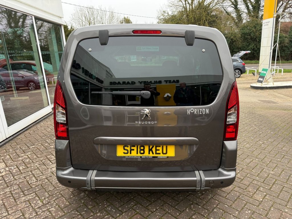 USED 2018 18 PEUGEOT PARTNER Peugeot Partner Tepee 1.6 BlueHDi Horizon RE 5dr Automatic Wheelchair Conversion LOW MILEAGE AIR CONDITIOING