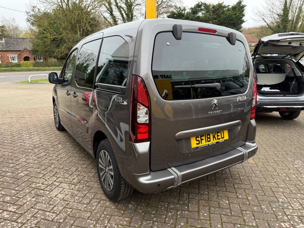 USED 2018 18 PEUGEOT PARTNER Peugeot Partner Tepee 1.6 BlueHDi Horizon RE 5dr Automatic Wheelchair Conversion LOW MILEAGE AIR CONDITIOING