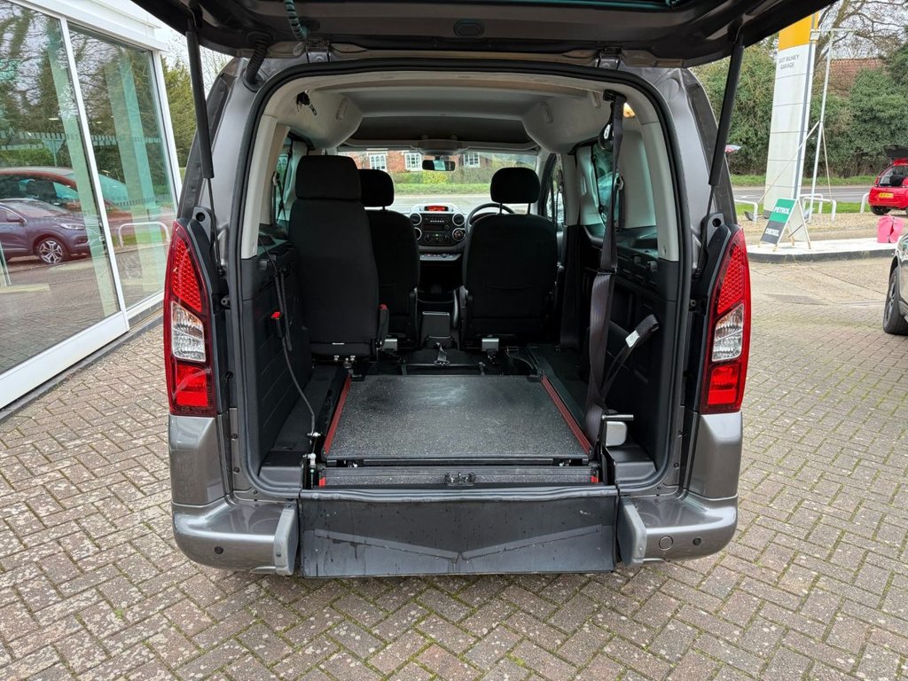 USED 2018 18 PEUGEOT PARTNER Peugeot Partner Tepee 1.6 BlueHDi Horizon RE 5dr Automatic Wheelchair Conversion LOW MILEAGE AIR CONDITIOING